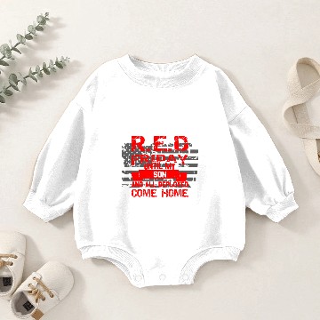 Discover Deployed Son Red Friday Gift Baby Romper Sweatshirts