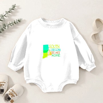 Discover USA State: South Carolina Baby Romper Sweatshirts