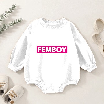 Discover Femboy design Baby Romper Sweatshirts