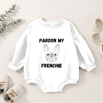 Discover pardon my frenchie Baby Romper Sweatshirts