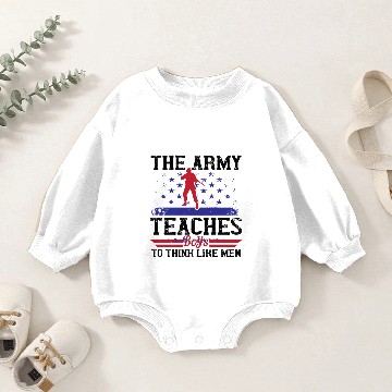 Discover Military and Armed Forces Veteran Gift Baby Romper Sweatshirts