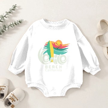 Discover Venice beach light colors Baby Romper Sweatshirts