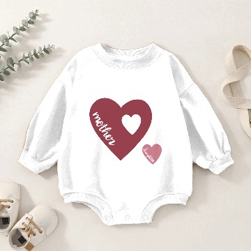Discover Mother Daughter Love Baby Romper Sweatshirts