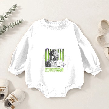 Discover Beetlejuice Ghost Zip Baby Romper Sweatshirts