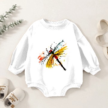 Discover Dragonfly Baby Romper Sweatshirts