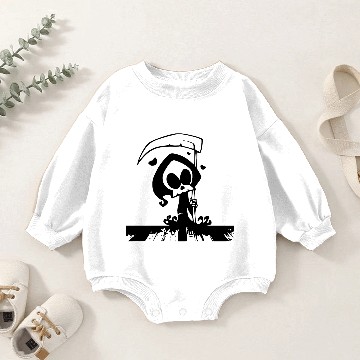 Discover Funny Baby Grim Reaper #USAPatriotGraphics © Baby Romper Sweatshirts