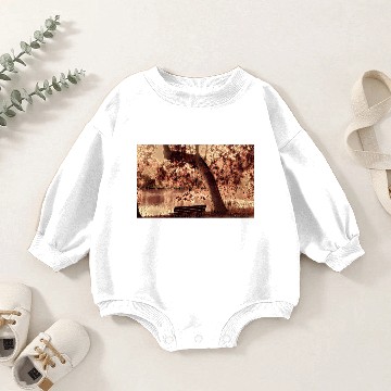 Discover Cherry Blossom Trees, Japan Baby Romper Sweatshirts