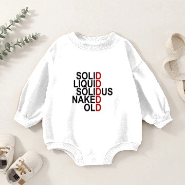 Discover Solid Liquid Solidus Naked Old Baby Romper Sweatshirts