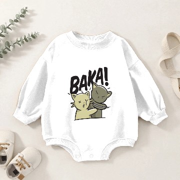 Discover cat Baka Anime cats kittens kitty kitten pet Baby Romper Sweatshirts