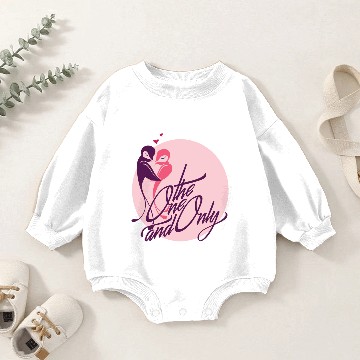 Discover girlfriend retro humor pink boyfriend valentines Baby Romper Sweatshirts