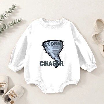 Discover Weather Storm Tornado Hurricane Chaser Baby Romper Sweatshirts
