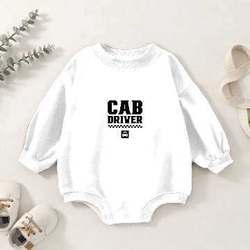Discover Cab driver Cabs Taxi Driver Cabman Cabby Baby Romper Sweatshirts