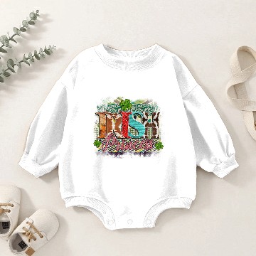 Discover Western Irish Princess Baby Romper Sweatshirts