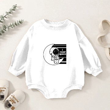 Discover i need space Baby Romper Sweatshirts