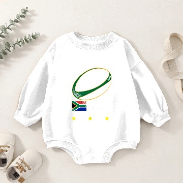 Discover South African Rugby Bokke Triple World Champions 2 Baby Romper Sweatshirts
