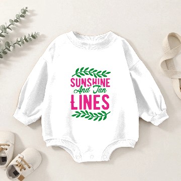 Discover Sunshine And Tan Lines Baby Romper Sweatshirts