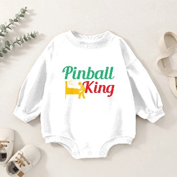 Discover PINBALL KING Flipper Baby Romper Sweatshirts