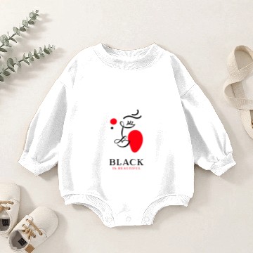 Discover Black is Beautiful Baby Romper Sweatshirts