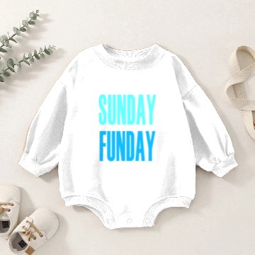 Discover SUNDAY FUNDAY Baby Romper Sweatshirts