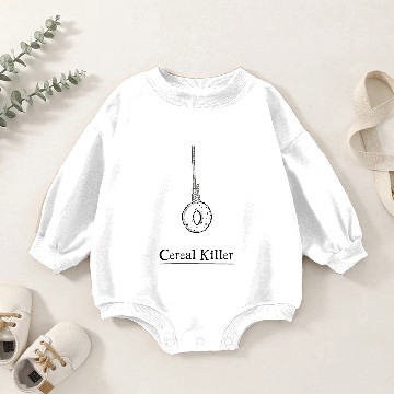 Discover Cereal Killer Baby Romper Sweatshirts