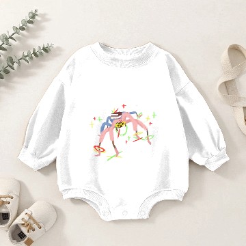 Discover Sally the Disco Spider Baby Romper Sweatshirts