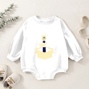 Discover Business Ideas Strategy Vector Design Baby Romper Sweatshirts