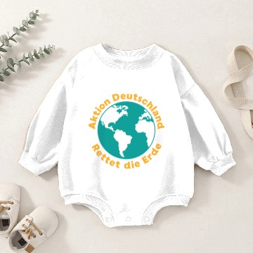 Discover Germany earth environment climate protection gift Baby Romper Sweatshirts