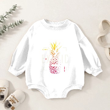 Discover Exote Paradise Fruit Coolness Symblem Solid Baby Romper Sweatshirts