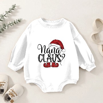 Discover Nana Claus Baby Romper Sweatshirts