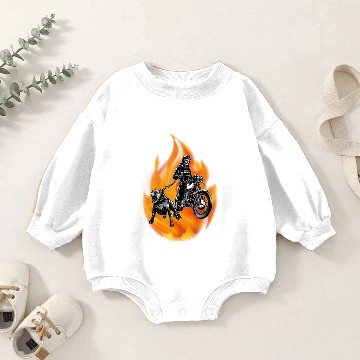 Discover Ghost Rider Baby Romper Sweatshirts