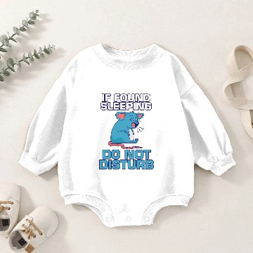 Discover Sleep Deprivation If Found Sleeping Do Not Disturb Baby Romper Sweatshirts