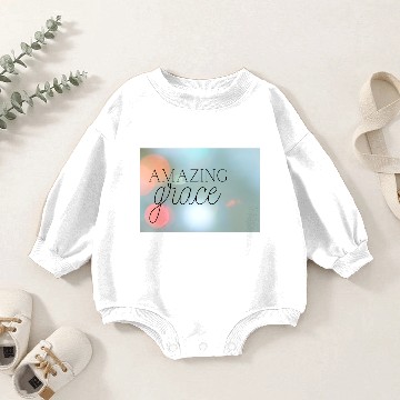 Discover amazing grace Baby Romper Sweatshirts