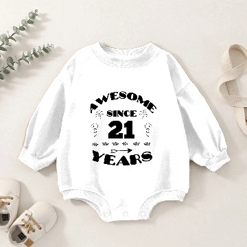 Discover 21st birthday awesome women Baby Romper Sweatshirts