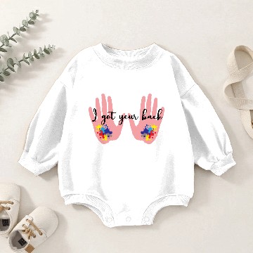 Discover I got your back Baby Romper Sweatshirts