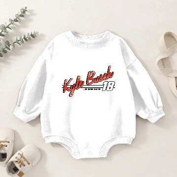 Discover Nascar Kyle Busch Script Baby Romper Sweatshirts