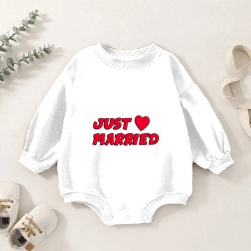 Discover JUST MARRIED Baby Romper Sweatshirts