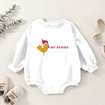Discover Easter Cock Baby Romper Sweatshirts