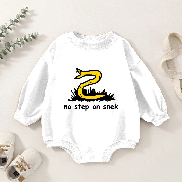 Discover No Step on Snek Gadsden Flag Baby Romper Sweatshirts