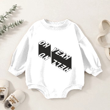 Discover OH YEAH Baby Romper Sweatshirts