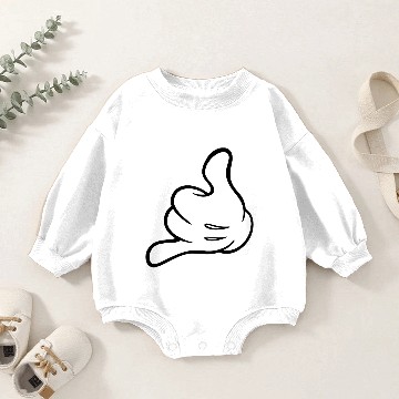 Discover Hang Loose Baby Romper Sweatshirts