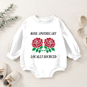 Discover Rose Apothecary logo Baby Romper Sweatshirts