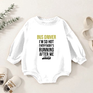 Discover Funny School Bus Driver Gift | Bus Driving Lover Baby Romper Sweatshirts