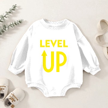 Discover LEVEL UP Baby Romper Sweatshirts
