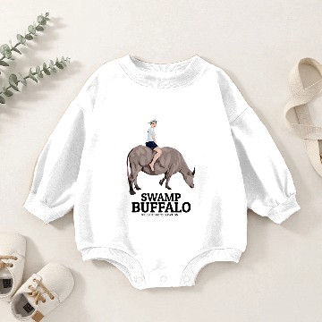 Discover Swamp Buffalo Baby Romper Sweatshirts