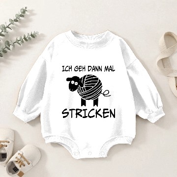 Discover Knitting needlework hobby wool gift Baby Romper Sweatshirts