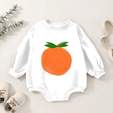 Discover Orange fruit Baby Romper Sweatshirts