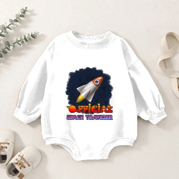 Discover Official Space Traveler Baby Romper Sweatshirts