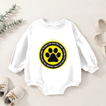 Discover Rescuing Stray Dogs Baby Romper Sweatshirts