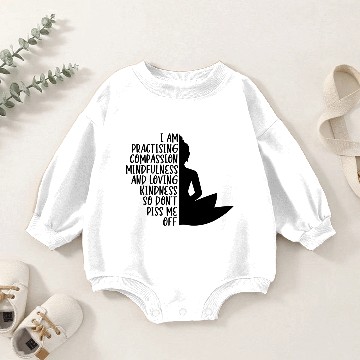 Discover Meditate Buddha Baby Romper Sweatshirts