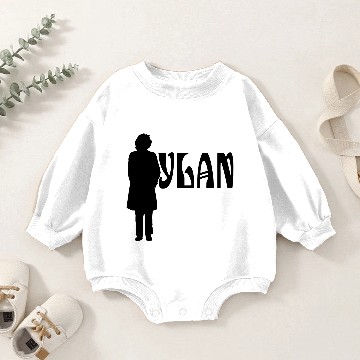 Discover Silhouette Bob Dylan Baby Romper Sweatshirts
